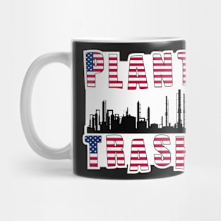 Plant Trash (Merica) Hardhat Sticker Mug